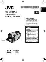 Preview for 1 page of JVC GZ-MS90AA Instructions Manual