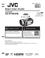 Предварительный просмотр 1 страницы JVC GZ-RY980HE Basic User'S Manual