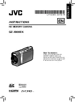 Предварительный просмотр 1 страницы JVC GZ-X900EK Instructions Manual