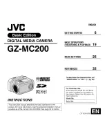 Preview for 1 page of JVC GZMC200 - Everio 2MP 4GB Microdrive Camcorder Instructions Manual