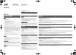 Предварительный просмотр 1 страницы JVC HA-C300 Startup Manual