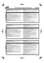 JVC HA-FW01 Quick Start Manual preview