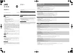JVC HA-KD10W Startup Manual preview