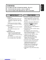 Preview for 7 page of JVC HA-W1000R-FC Instructions Manual