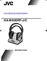 Preview for 1 page of JVC HA-W600RF-J/C Instructions Manual