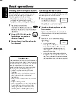 Preview for 8 page of JVC HA-W600RF-J/C Instructions Manual