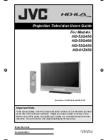 JVC HD-52G456 User Manual preview