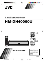 Preview for 1 page of JVC HD-DH40000U Instructions Manual