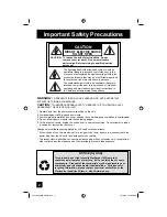 Предварительный просмотр 2 страницы JVC HD-ILA HD-52G587 User Manual