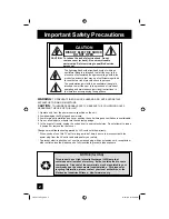 Preview for 2 page of JVC HD-P61R2 User Manual