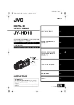 JVC HD10U - Camcorder - 1.18 MP Instructions Manual preview