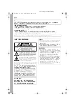 Предварительный просмотр 2 страницы JVC HD1US - Camcorder - 1.18 MP Instructions Manual