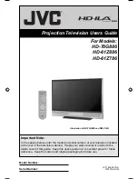 JVC HD61Z786 - 61" Rear Projection TV User Manual preview