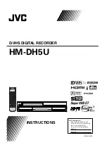 Preview for 1 page of JVC HM-DH5U Instructions Manual