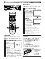 Предварительный просмотр 48 страницы JVC HM-HDS1U Instructions Manual