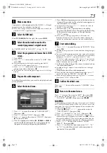 Предварительный просмотр 75 страницы JVC HM-HDS4EK Instructions Manual