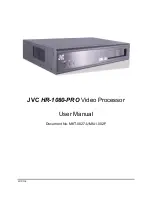 Preview for 1 page of JVC HR-1080-PRO User Manual