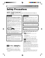 Preview for 2 page of JVC HR-A230E Instructions Manual