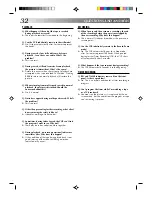 Preview for 32 page of JVC HR-A32U, HR-A52U Instructions Manual