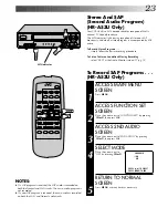 Preview for 23 page of JVC HR-A33U Instructions Manual