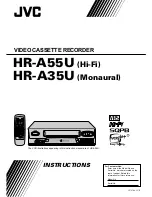 JVC HR-A35U Instructions Manual preview