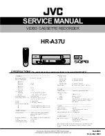 JVC HR-A37U Service Manual предпросмотр