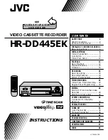 JVC HR-DD445EK Instructions Manual preview