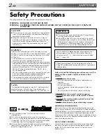 Preview for 2 page of JVC HR-DD848E Instructions Manual