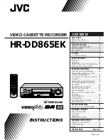 JVC HR-DD865EK Instructions Manual preview