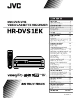 Preview for 1 page of JVC HR-DVS1EK Instructions Manual