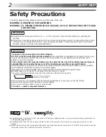 Preview for 2 page of JVC HR-DVS1EK Instructions Manual