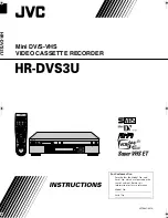 JVC HR-DVS3U Instructions Manual preview