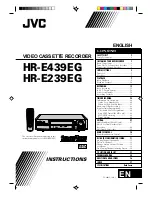 JVC HR-E239EG Instructions Manual preview