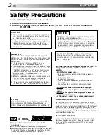 Preview for 2 page of JVC HR-E249E Instructions Manual