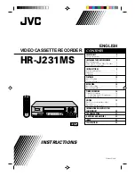 Preview for 1 page of JVC HR-J231MS Instructions Manual