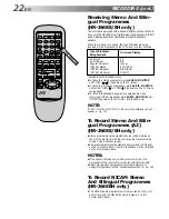 Предварительный просмотр 22 страницы JVC HR-J248E Instructions Manual