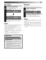 Предварительный просмотр 21 страницы JVC HR-J255E Instructions Manual