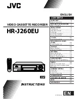 JVC HR-J260EU Instructions Manual preview