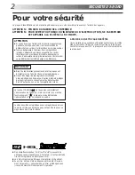 Preview for 2 page of JVC HR-J260MS (French) Mode D'Emploi