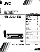 JVC HR-J261EU Instructions Manual preview