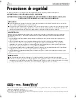 Preview for 2 page of JVC HR-J270EU (Spanish) Instructions Manual