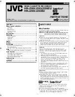 JVC HR-J290EU Instructions Manual preview