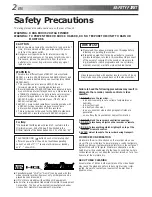 Preview for 2 page of JVC HR-J313EU Instructions Manual