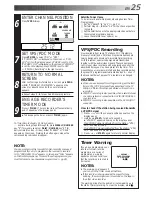 Preview for 25 page of JVC HR-J313EU Instructions Manual