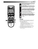 Preview for 43 page of JVC HR-J313EU Instructions Manual