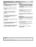 Preview for 47 page of JVC HR-J313EU Instructions Manual