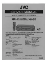 Preview for 1 page of JVC HR-J321EM Service Manual