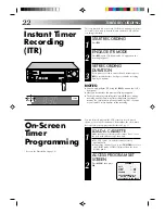 Preview for 22 page of JVC HR-J4003UM Instructions Manual