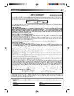 Preview for 43 page of JVC HR-J433U Instructions Manual