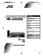 JVC HR-J435EA Instructions Manual preview